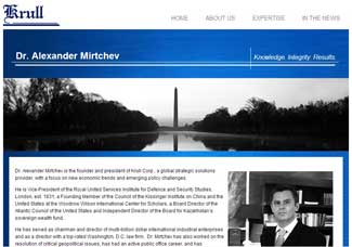 Dr. Alexander Mirtchev is the founder and president of Krull Corp.