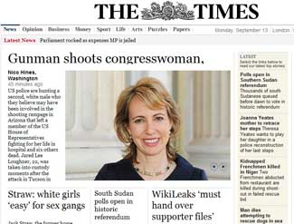Gunman shoots congresswoman